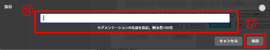 ミニアプリ動画閲覧でセグメント4
